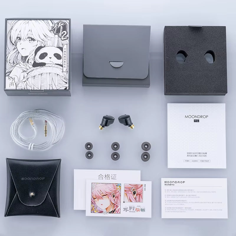 CHU II High Performance Dynamic Driver Iems Interchangeable Cable In-Ear Headphone