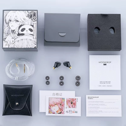 CHU II High Performance Dynamic Driver Iems Interchangeable Cable In-Ear Headphone