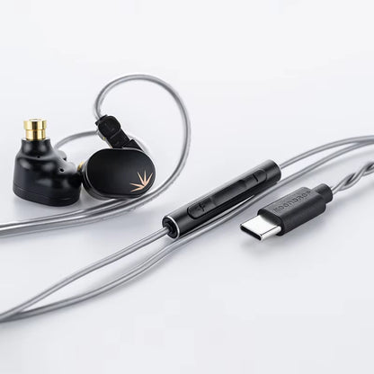 CHU II High Performance Dynamic Driver Iems Interchangeable Cable In-Ear Headphone