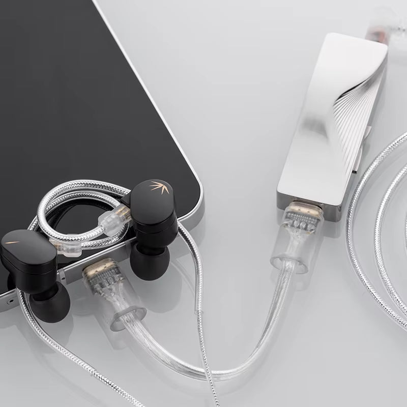 CHU II High Performance Dynamic Driver Iems Interchangeable Cable In-Ear Headphone
